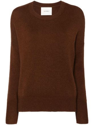 Lisa Yang Kasjmier trui - Bruin
