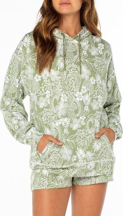 Roxy Surfing by Monlight Hoodie in Sage at Nordstrom, Size Xx-Large