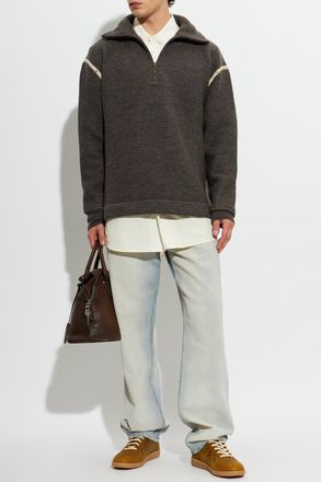 Maison Margiela Straight-Leg Jeans, Mens, Light Blue