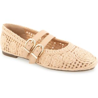 Kenneth Cole Reaction Malibu Crochet Flat in Natural Crochet at Nordstrom Rack, Size 9.5