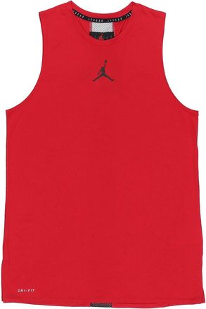 Nike Jordan Air Jordan Air Logo Printing Breathable Basketball Vest Red CZ7851-687