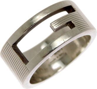 Gucci Silver 925 Band Ring (Pre-Owned)