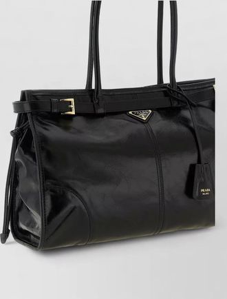 Prada bonnie calf leather shoulder bag