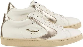 Valsport Schoenen, Dames, Veelkleurig, 36 EU, Klassiek Lederen Toernooi Wit Goud