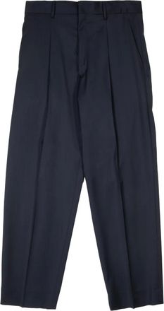 Costumein Broek met geplooid detail - Blauw