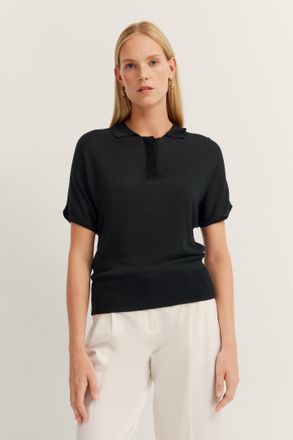 Bugatti Rundhalspullover BUGATTI, Damen, Gr. XL, schwarz (290, schwarz), 50% Viskose, 50% Polyacryl, unifarben, normal, Rippb&uuml;ndchen, Pullover Rundhalspullove