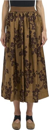 Uma Wang UMA Wang - Gillian Skirt - Dames - Rokken - Bruin - Maat: M Viscose