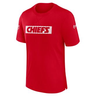 Nike Kansas City Chiefs Sideline Player Nike Mens Dri-FIT NFL T-Shirt in Red | 02FF65N7G-B73