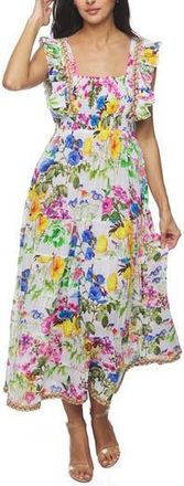 Ranee&rsquo;s Floral Maxi Sundress in White at Nordstrom Rack