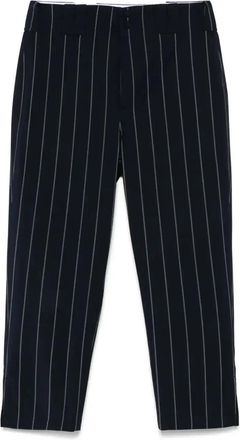 Alexander Wang Pinstripe Trousers - Womens - Wool/Polyamide/PolyesterElastaneElastane