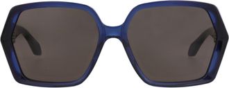 Alaia Square-Frame Recycled Acetate Sunglasses