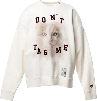 Miharayasuhiro Cat Printed Sweatshirt