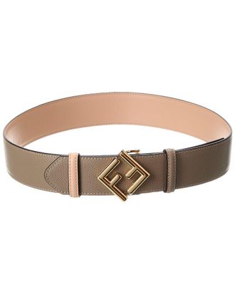 Fendi Fendi Ff Diamonds Reversible Leather Belt