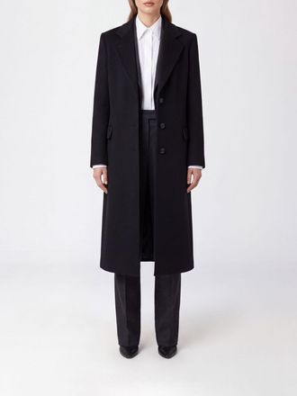 Tagliatore Cappotto monopetto al ginocchio in lana e cashmere con collo classico
