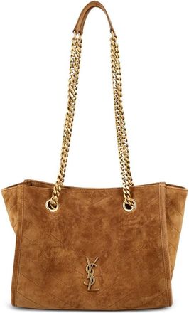 Saint Laurent Chevron-quilted Tote Bag