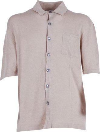 Settefili Cashmere Cardigans - Heren - Cashmere truien - Beige - XL - Truien & Vesten