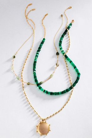 Anthropologie Shades of Sea Layering Necklaces