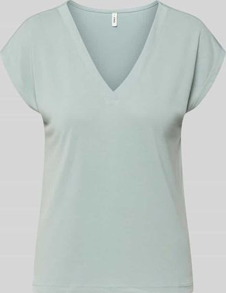 Only Loose Fit T-Shirt aus Modal-Mix Modell FREE in Schilf, Gr&ouml;&szlig;e XL