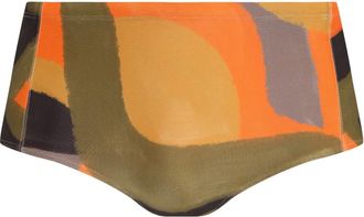 Lygia & Nanny Parati printed beachwear - men - Polyamide - 38 - Orange