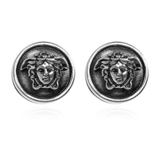Versace Medusa Earrings - unisex - Oorbellen - Grijs - ONE Size - Accessoires
