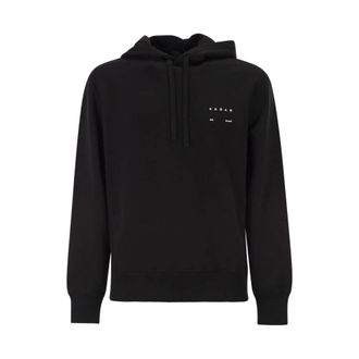 Hogan Hooded sweatshirt van katoen - Heren - Sweatshirts & Hoodies - Zwart - Maat: M Katoen