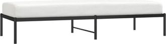 vidaXL Estructura De Cama De Metal Negro 80x200 Cm Vidaxl