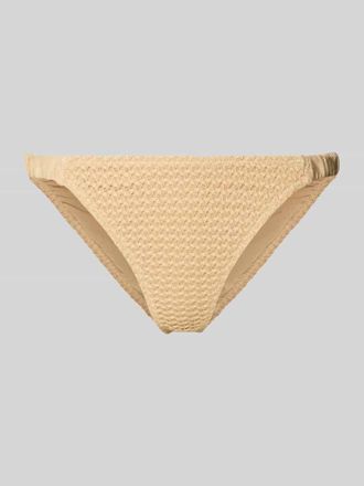 Jake*s Casual Bikini-Slip mit Strukturmuster in Taupe, Gr&ouml;&szlig;e XL