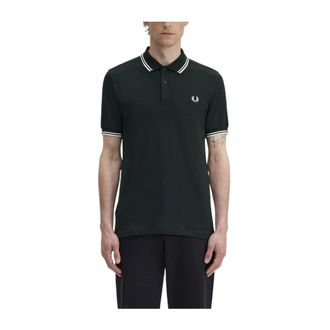 Fred Perry Polo Shirts, male, Green, Size: 2XL Polo Shirts