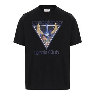 Casablanca Heat Map T-Shirt - Heren - Tops - Zwart - Maat: 3XL Katoen