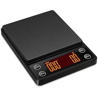 OEM Balanza De Precisi&oacute;n Para Espresso, 3 Kg/0,1 G, Port&aacute;til, Recargable, Tara Autom&aacute;tica Y Control Inteligente Del Flujo De Agua, Ideal Para Amantes Del 