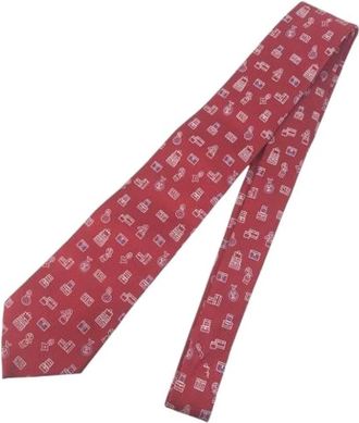 Louis Vuitton Pre-owned Cravat - Heren - Vintage Accessoires - Rood - ONE Size - Vintage
