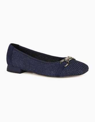 Caprice Womens Tour Womens Ballet Pumps - Navy - Size: 3.5