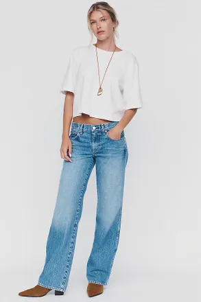 Amo Odette Mid-Rise Wide-Leg Jeans