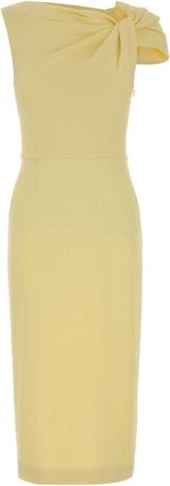 Givenchy Yellow Stretch Cady Dress