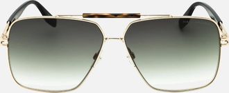 Marc Jacobs Mens Marc Jacobs Grey Gradient Lensed Gold Sunglasses - Size: ONE size