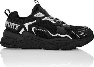 Plein Sport Lo-Top Sneakers Unisex in Black/silver at Nordstrom, Size 37