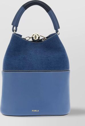 Furla sphere s detachable strap bucket bag