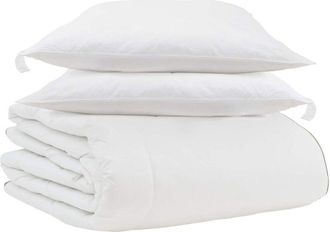 vidaXL Edred&oacute;n De Invierno Con Almohada 3 Pcs Pluma De Pato Vidaxl