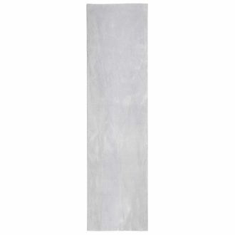 vidaXL Alfombra Suave Y Lavable De Pelo Medio Huarte Gris 400 X 80 Cm Vidaxl