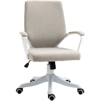 Vinsetto Vinsetto - Silla De Oficina Giratoria Silla De Escritorio Con Altura Ajustable Reposabrazos Acolchado Y Soporte Lumbar Carga M&aacute;x. 120 Kg 62x69x92-100 