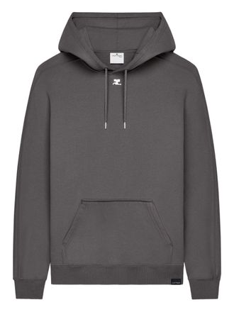 Courr&egrave;ges Relaxed Fit Grey Hoodie