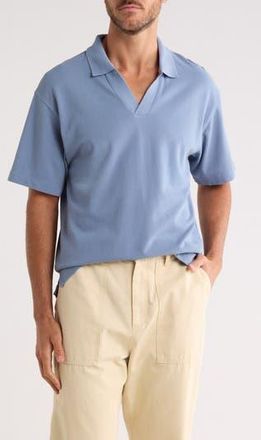 Scotch & Soda Relaxed Fit Cotton Piqu&eacute; Polo in Infinity at Nordstrom Rack, Size Xx-Large