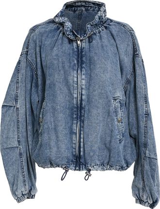 Isabel Marant Etoile Plume Denim Jacket in Blue Lyocell