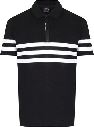 Paul & Shark Cotton Polo - male - Paul & Shark - Polo Shirts - Black - 2XL - Tops