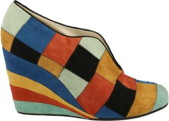 Ferragamo Patchwork Archive Limited Edition 1942 Wedges