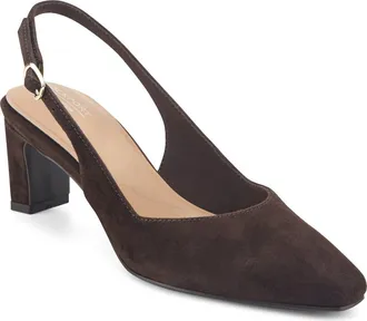 Rockport Mayla Total Motion Slingback Pump in Dark Brown at Nordstrom, Size 7.5