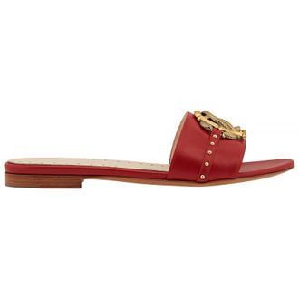 Roberto Cavalli Ladies Carmine Mirror Snake Slide Sandals, Brand Size 36 ( US Size 6 )