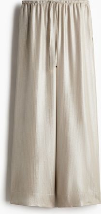 H&M Weite Hose mit Tunnelzug - Beige