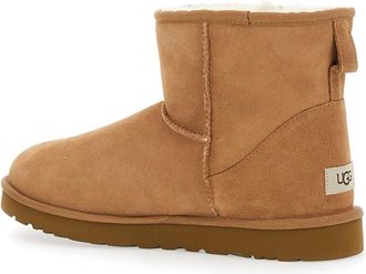 UGG Mens Boots Classic Mini Brown Suede Leather