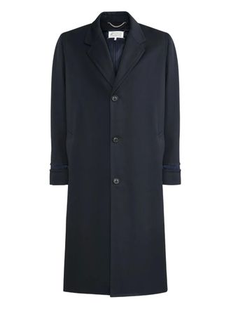 Maison Margiela button-front coat - Blue